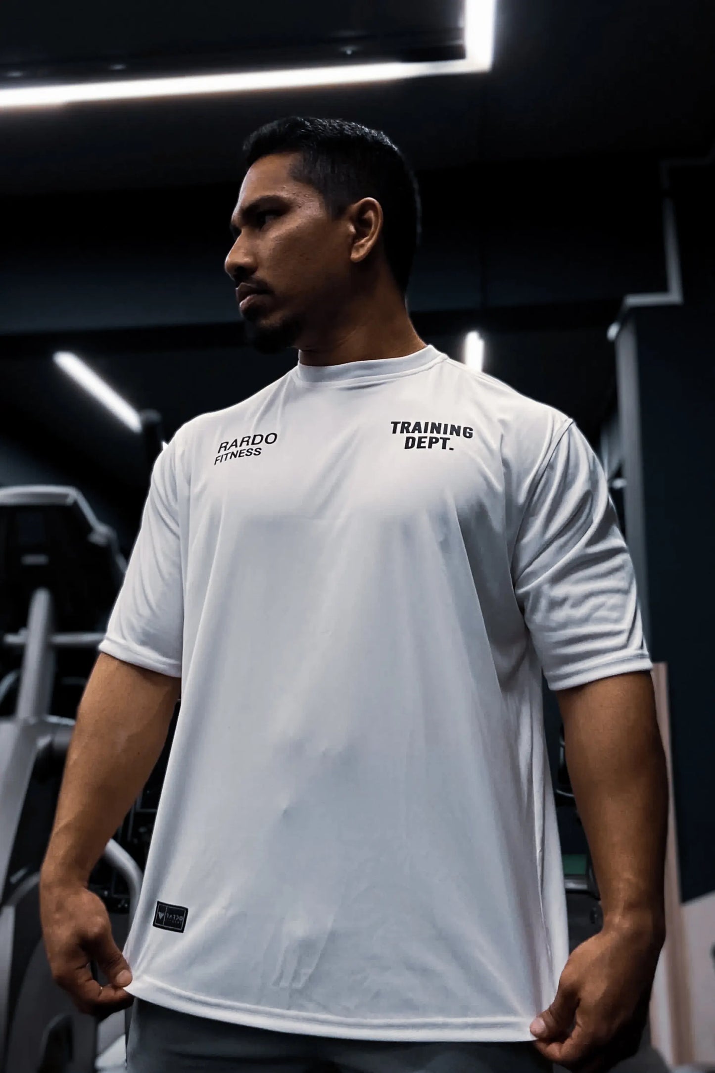 Training DEPT. Oversized Tee - White