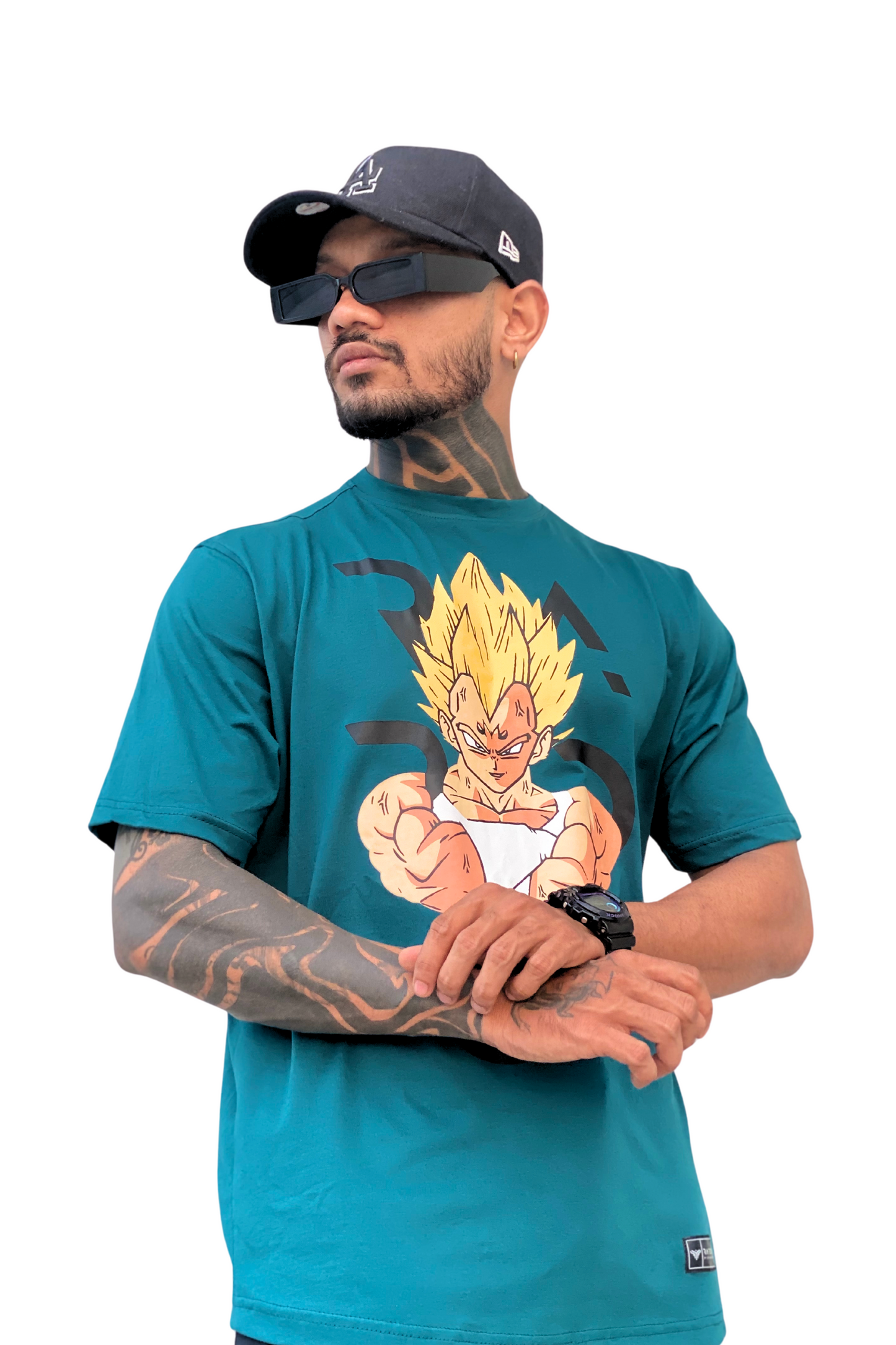 Vegeta Oversized Tee - Blue