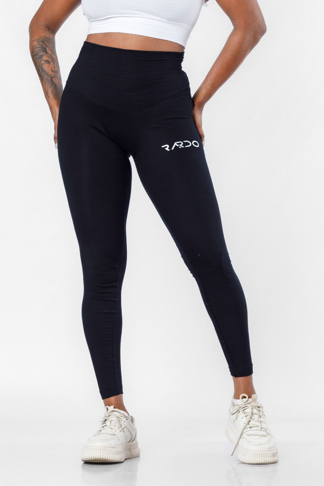Flex High Waisted Seamless Leggings - Black