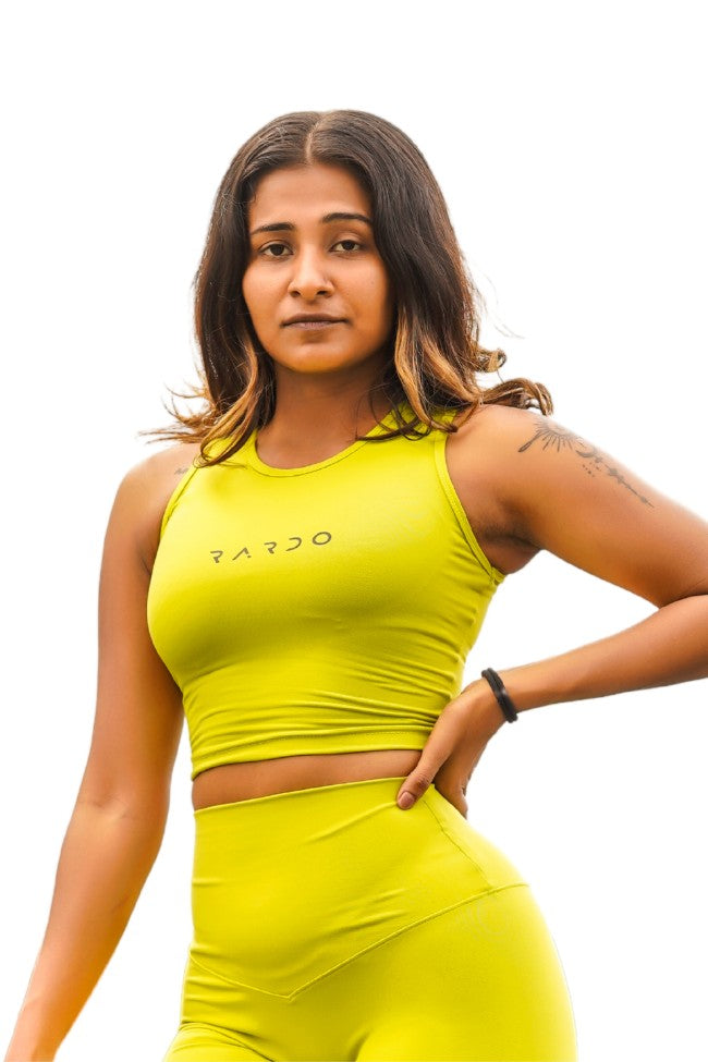 Premium Tank Crop - Green
