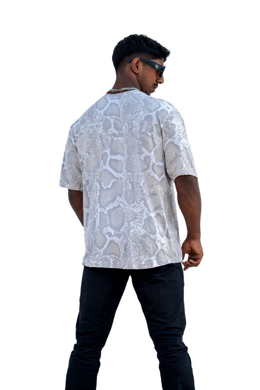 Python Skin Oversized Tee