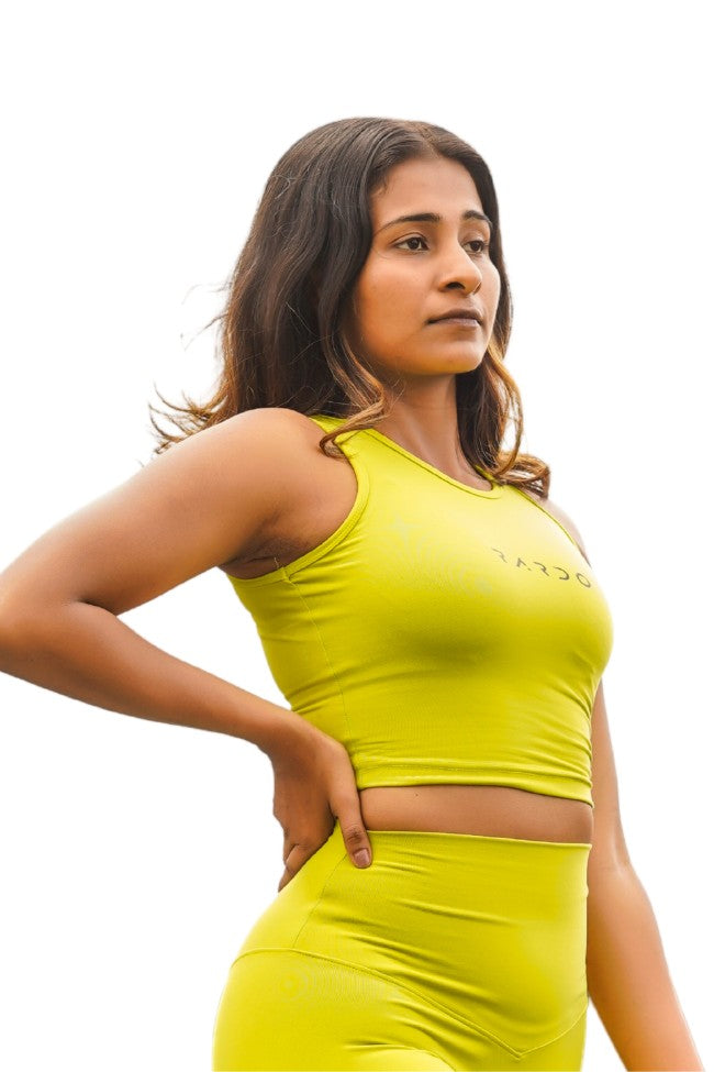 Premium Tank Crop - Green