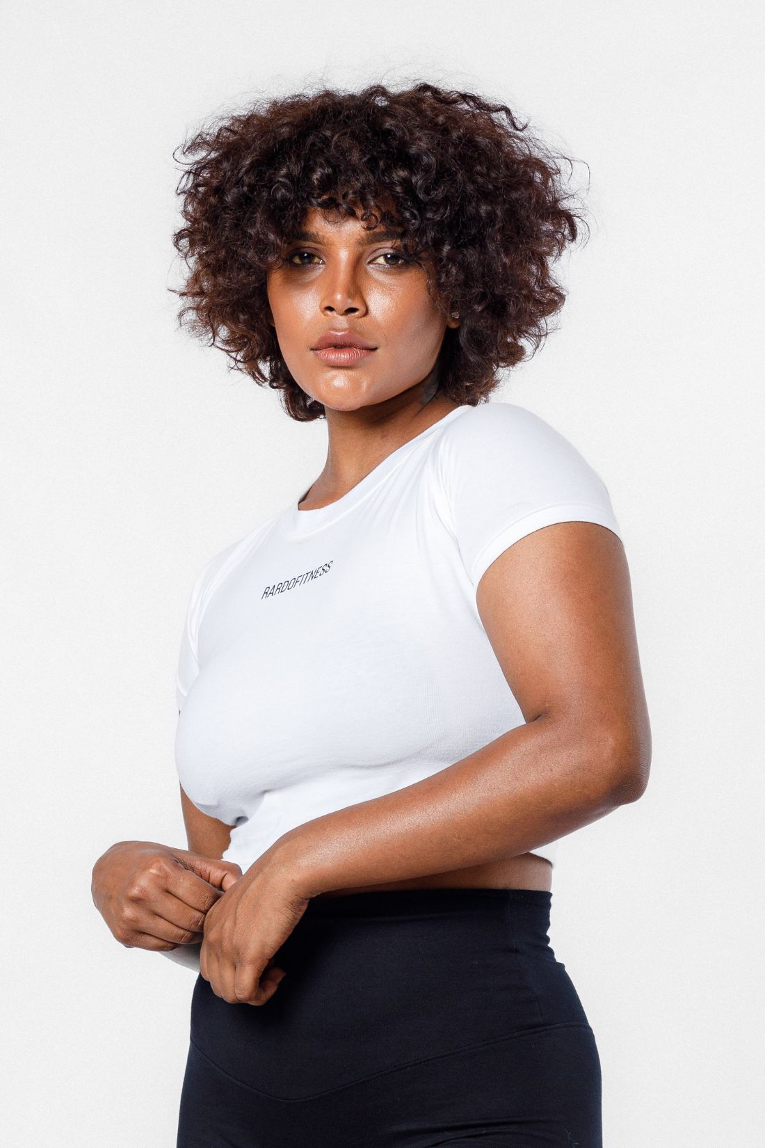 HyperFlex Cropped Tee - White