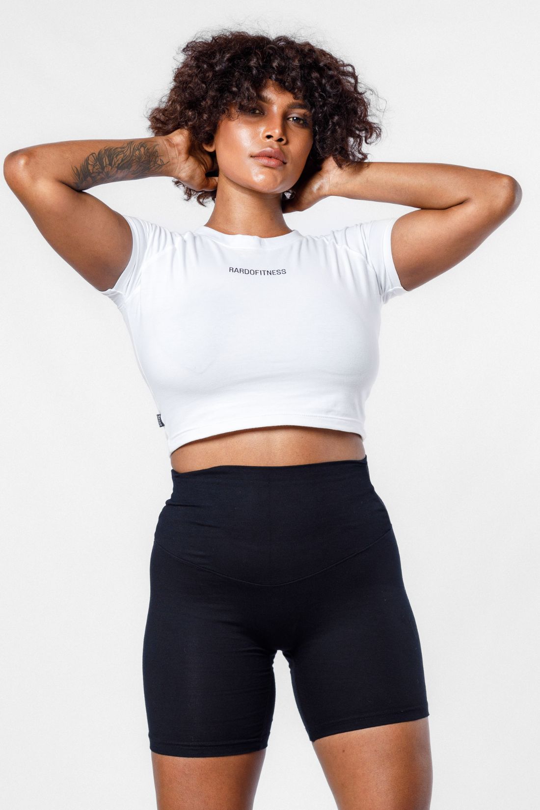 HyperFlex Cropped Tee - White