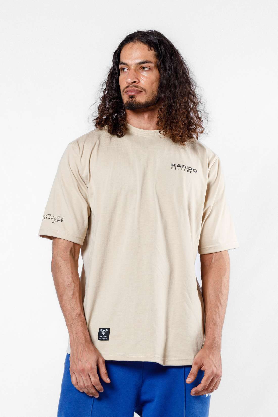 Rardo Estilos - Stay Focused Unisex Oversized T - Beige
