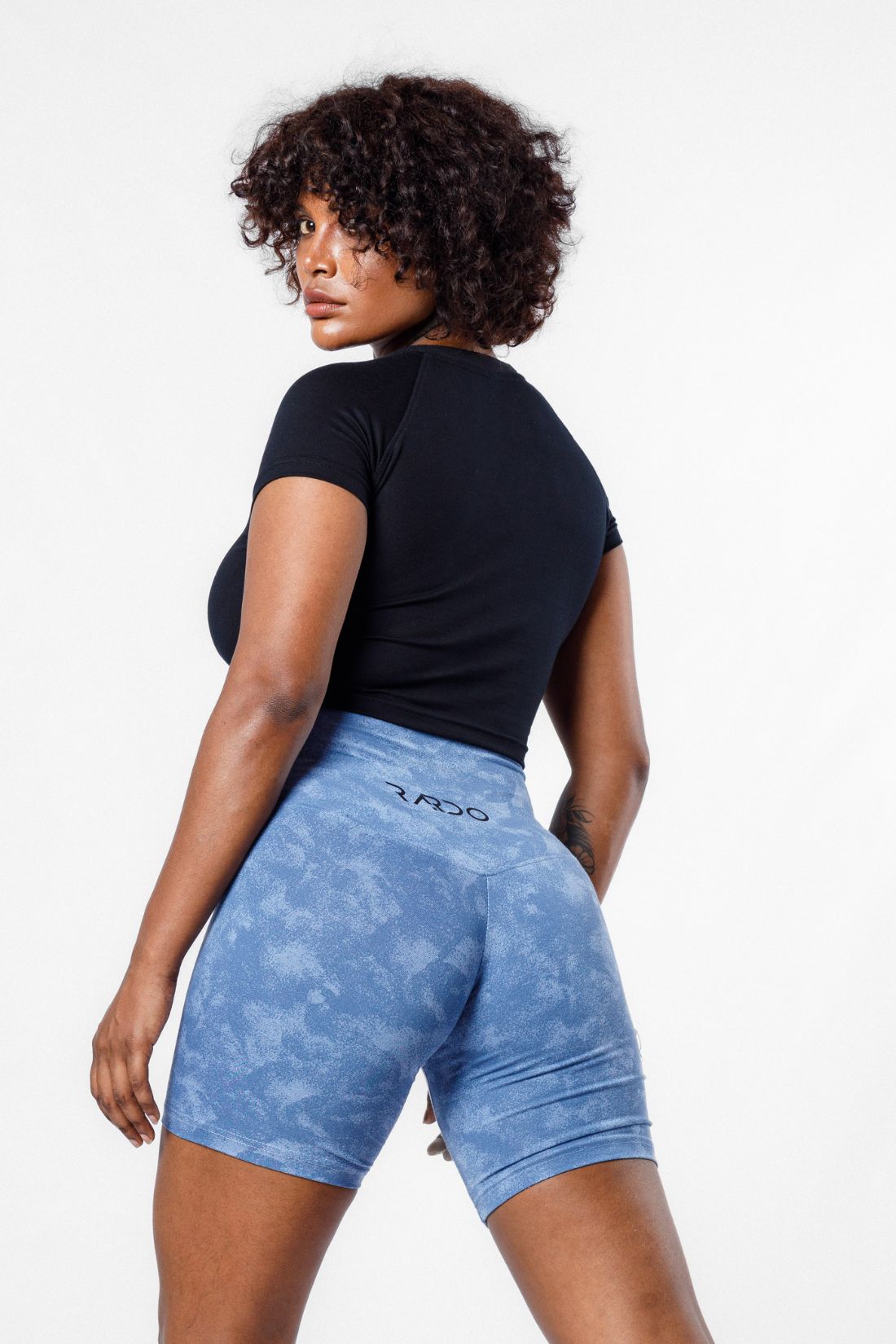 HyperFlex Cropped Tee - Black