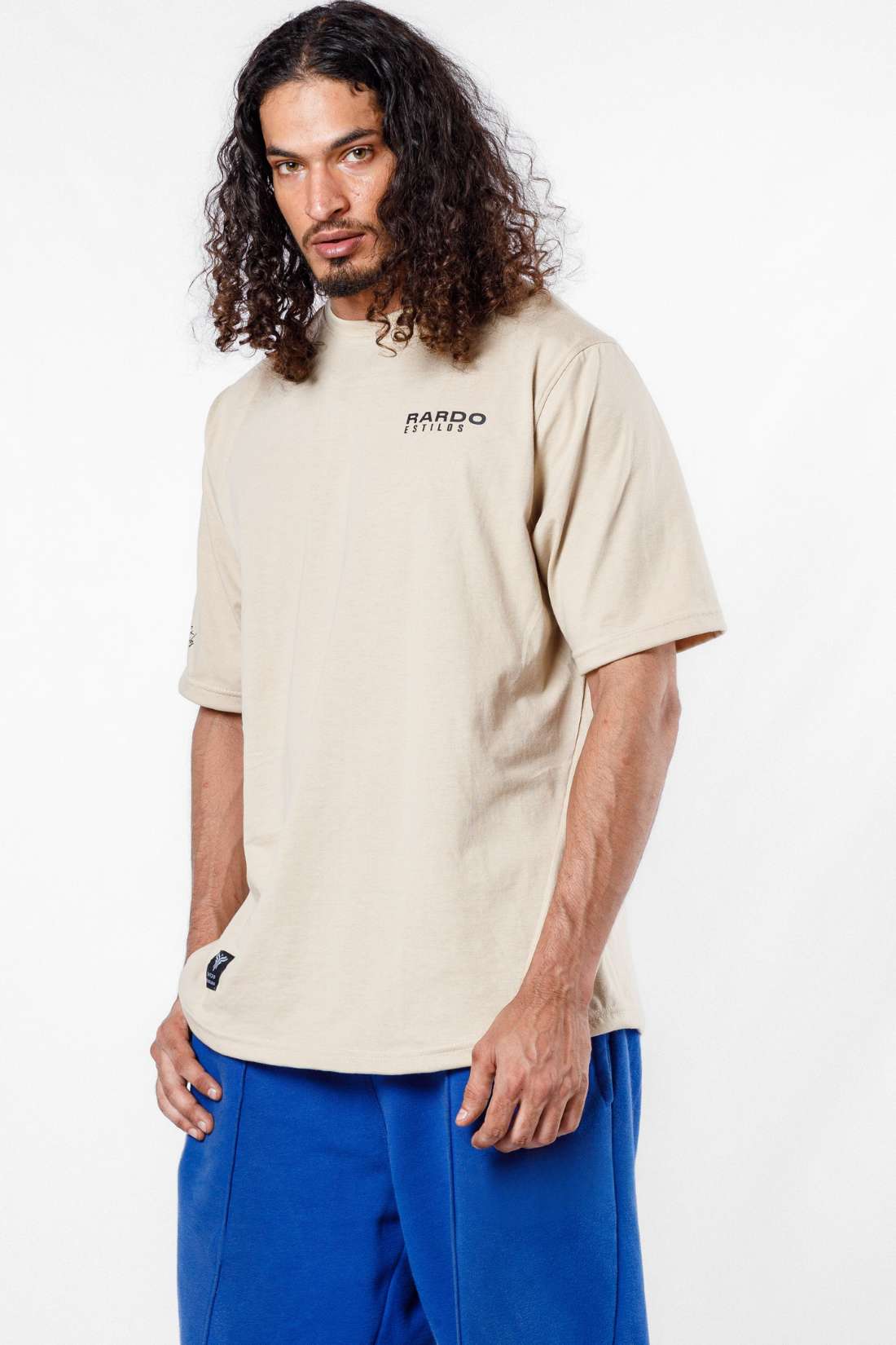 Rardo Estilos - Stay Focused Unisex Oversized T - Beige