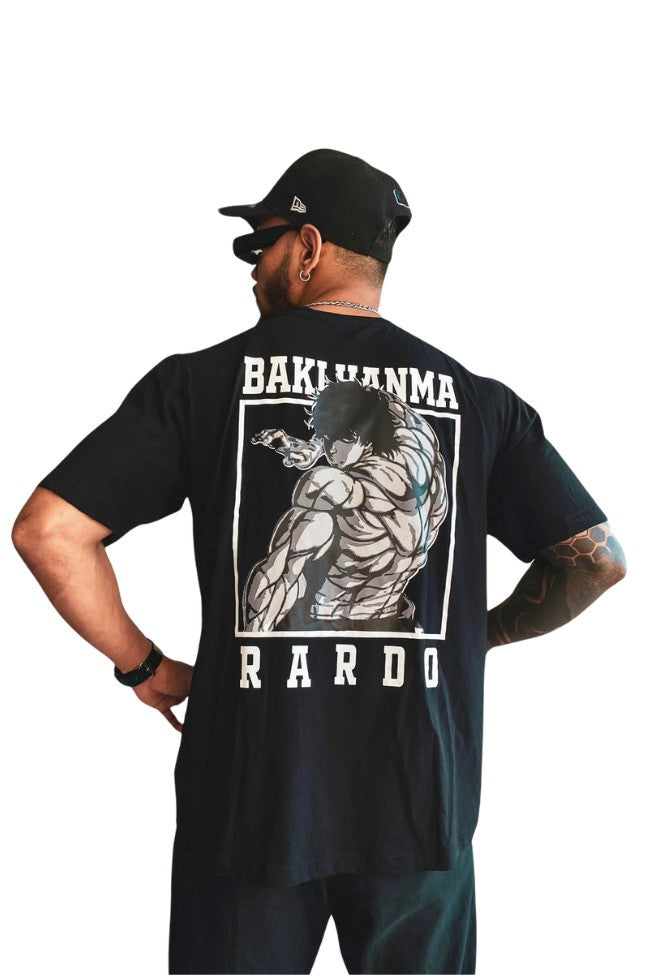Bakihanma Oversized Tee - Black