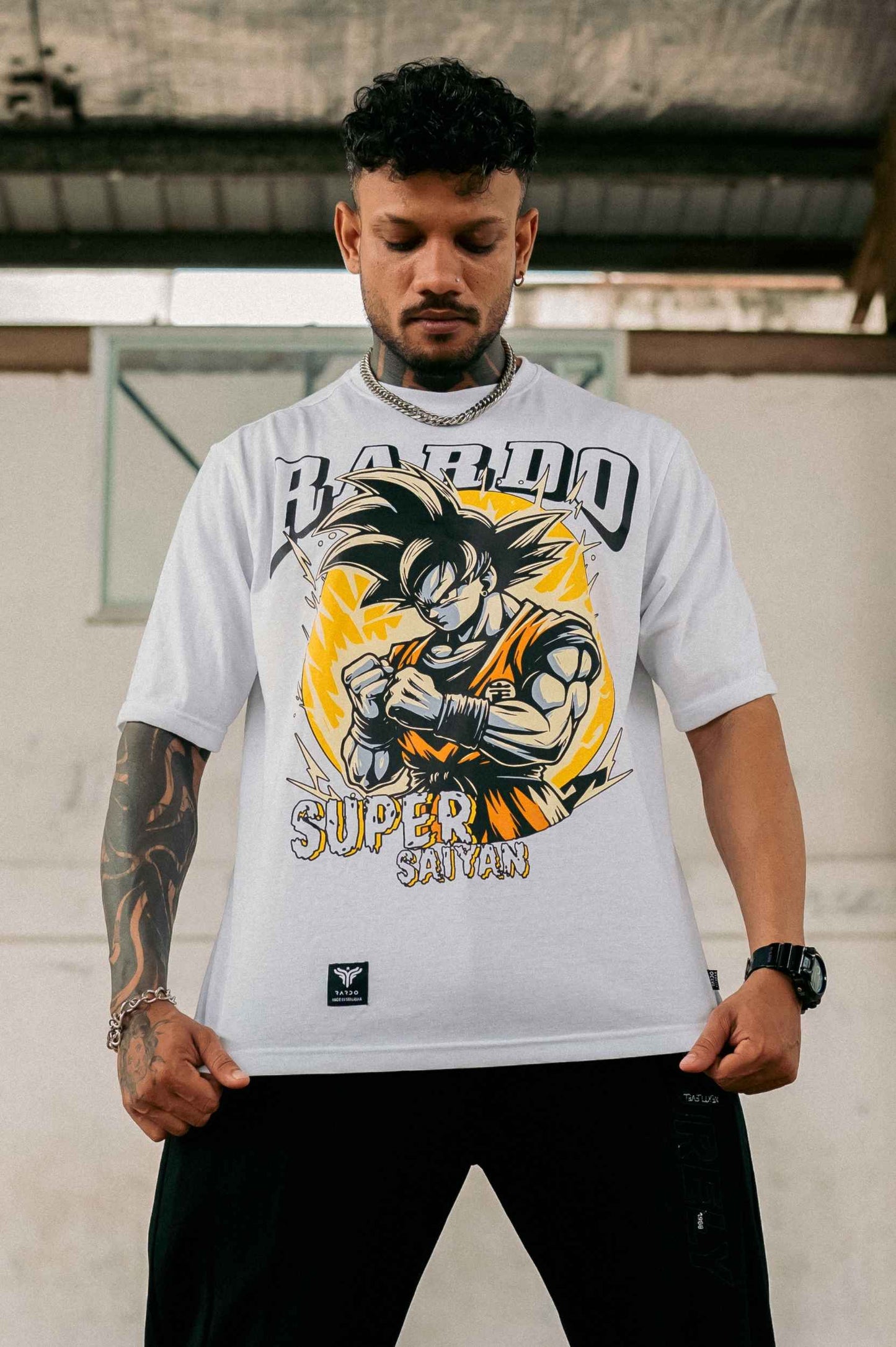 Rardo Dragon Ball Super Saiyan oversized Tee