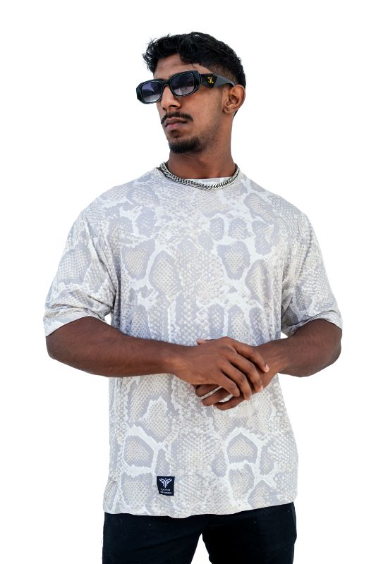Python Skin Oversized Tee