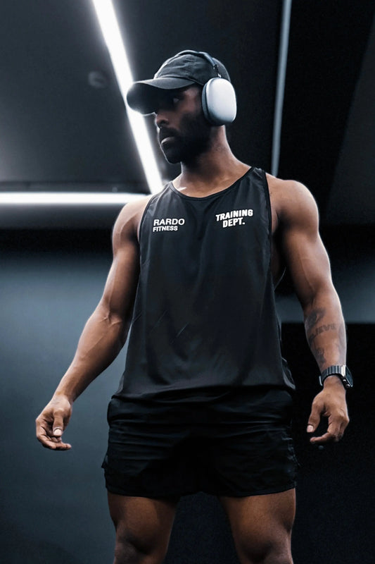 Training DEPT. Tank Top - Black