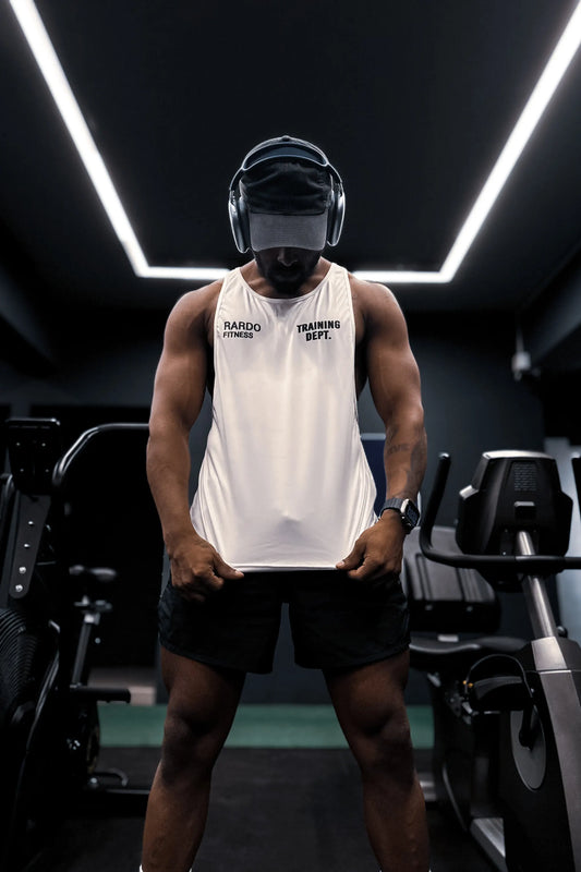Training DEPT. Tank Top - White