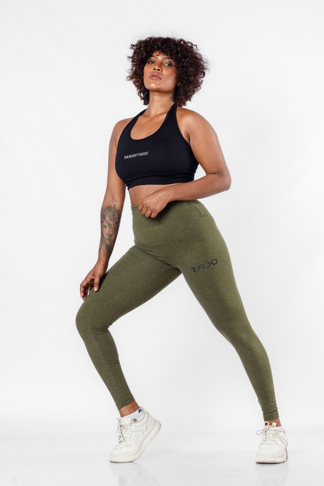 Flex High Waisted Seamless Leggings - Green