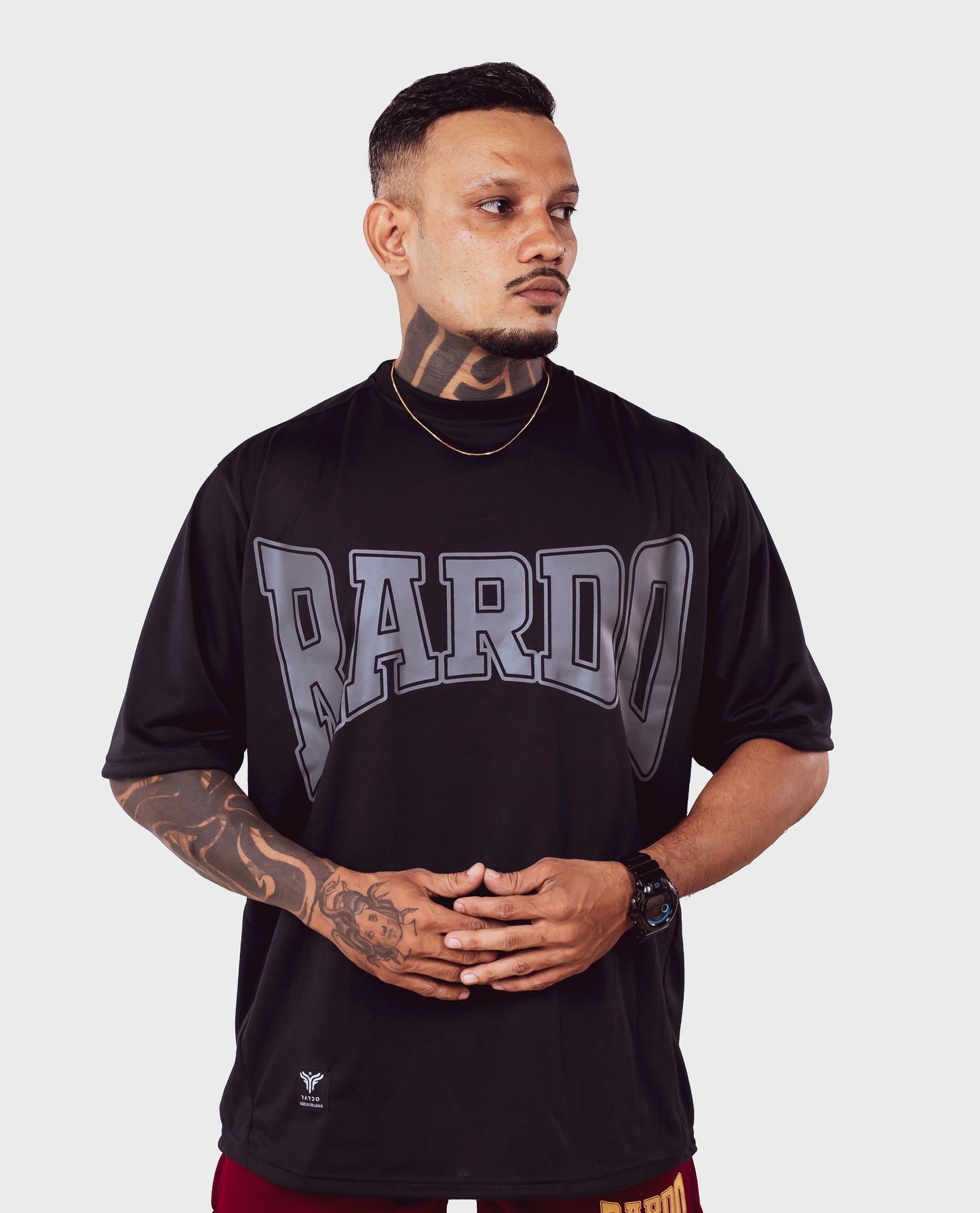RARDO RAGE Oversized Tee - Black