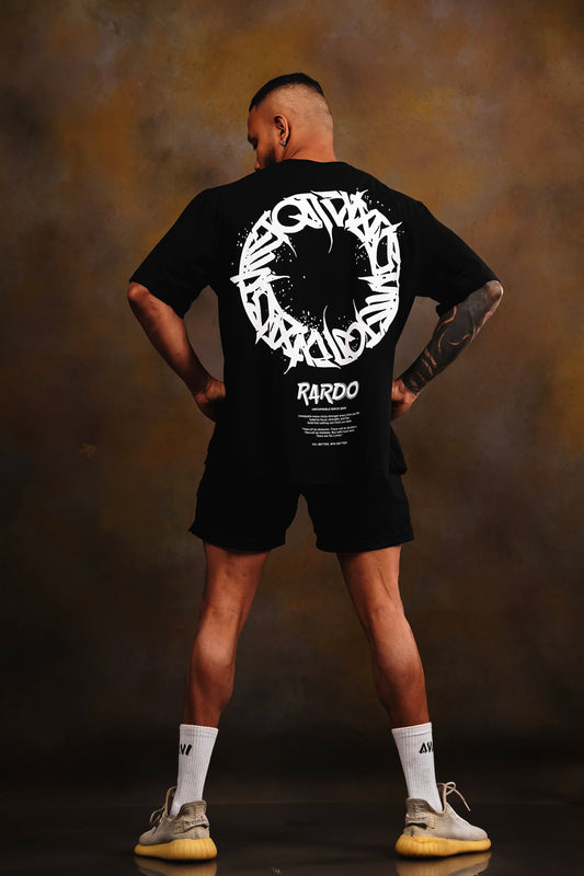 Rardo infinity oversized tee - Black