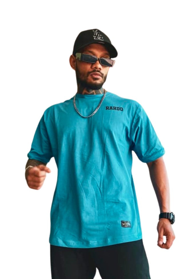 Bakihanma Oversized Tee - Blue